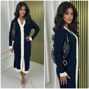 Premium Ribbed Button Dress Multicolor