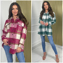 Woodcutter Shacket Pocket Detail