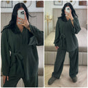 Kies uit de goedkope optie van split sleeve cardigan met strikceintuur. Ontdek nieuwe kleding voor dames in Rotterdam.