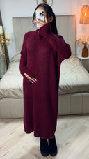 Soft Knitwear Split Sleeve Dress