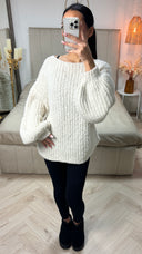 Soft Teddy Oversized Weather Balloon Sleeves