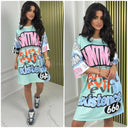 T-shirt Dress Oversized Reject Evil