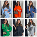 Oversized T-Shirt Dress Terry Cotton Basic