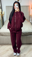 Thick Jogging Zipper Set Seam Details