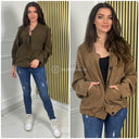 Thick Ribbed Jacket Vest Detail