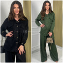 Thick Super Soft Buttons Pocket Details Set