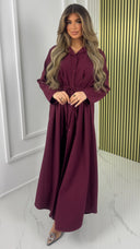 Tie Belt Blouse Maxi Waist Detail