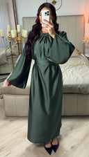 Tie Belt Essential Satin Dress