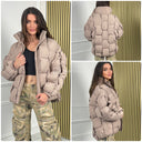 Trending Squares Oversized Jacket 9330