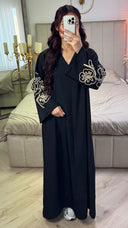 V Neck Dress Embroidery Sleeves