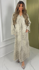 V Neck Oversized Minimalist Maxi Dress