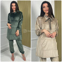 Velvet Oversized Long Set Capuchon