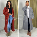 Woolish Cardigan Pockets Stripe Detail