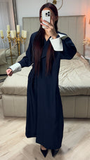 Wrap Tie Belt Kimono White Sleeves