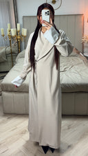Wrap Tie Belt Kimono White Sleeves