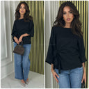 Wrapped Tie Belt Top