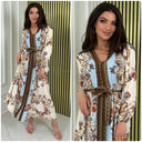Zim Tie Belt Floral Dress