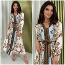 Zim Tie Belt Floral Dress
