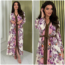 Zim Tie Belt Floral Dress