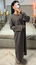 Maxi Sweater Dress met Lange Mouwen