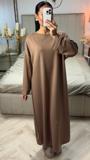 Maxi Sweater Dress met Lange Mouwen