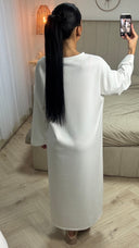 Maxi Sweater Dress met Lange Mouwen