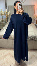 Maxi Sweater Dress met Lange Mouwen
