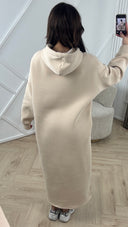 Maxi Hoodie Dress met Splitten