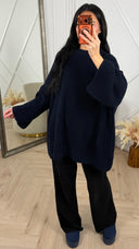 Oversized Gebreide Knit Trui