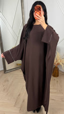 Abaya Maxi Jurk met Strass Details