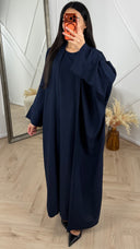 Linnenlook 2-Piece Abaya Set met Binnenjurk