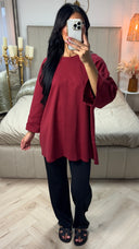 Oversized Terry Cotton T-Shirt