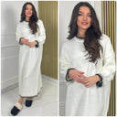 Knitwear Maxi Dress Stripe Details 15961