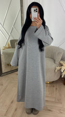 Maxi Sweater Dress met Lange Mouwen