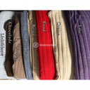 Short Folded Sleeves Thin Ribbed Musthave Set