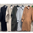 Oversized Super Soft Maxi Jogging Hoodie Dress Split