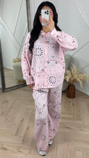 2-Piece Set met Paisley Print en Structuurstof