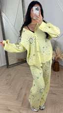 2-Piece Set met Paisley Print en Structuurstof