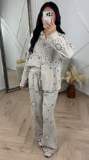 2-Piece Set met Paisley Print en Structuurstof