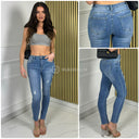 2024 Premium Quality Stretch Ripped Push Up Jeans Y6165