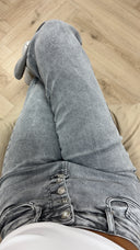 2025 Premium Quality Stretch Clean Wide Leg Jeans 78102