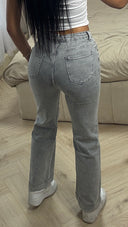 2025 Premium Quality Stretch Clean Wide Leg Jeans 78102