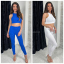 Sleeveless Ribbed Lounge Musthave Set 228