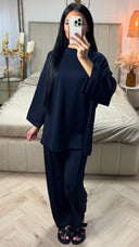 Oversized Two-Piece Set met Wijde Mouwen
