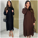 2pcs Dress+Cardigan Set 2024