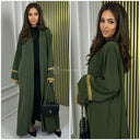 2pcs Kimono + Shawl Golden Embroidered Sleeves Detail