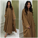 2pcs Set Kimono + Zigzag Dress
