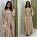 2pcs Set Kimono + Zigzag Dress