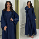 2pcs Set Kimono + Zigzag Dress