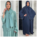 Headscarf Dress 3psc Kimono+Dress+Scarf Heavyweigth Quality